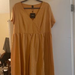 Yellow Dresses Xl-1x 
