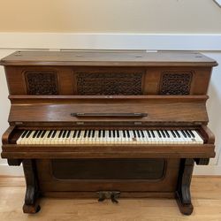 Upright piano. 