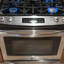 KENMORE 30" SLIDE IN GAS STOVE WORKS GREAT CAN DELIVER 