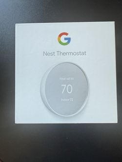 Google Nest Smart Thermostat, Snow - GA01334-US
