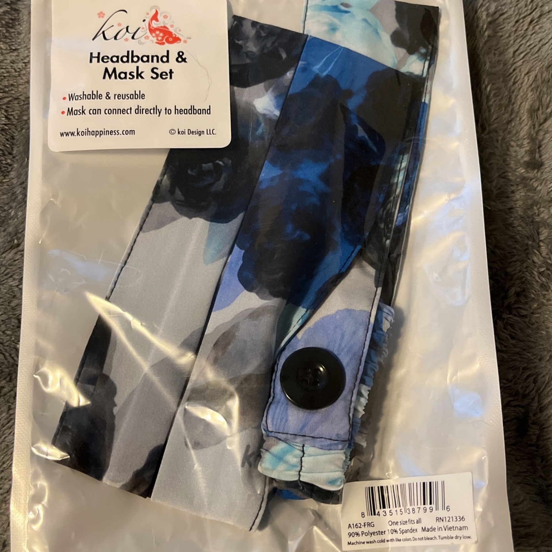 Koi Mask And Headband Set New