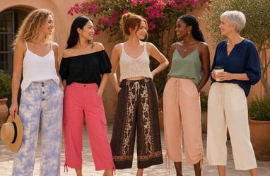 (Lot Of 5) Women's Size L Assorted Gloria Vanderbilt/Dash/Sky&Sand/In Girl/Pants. This lot of 5 women's size L pants consists of assorted brands such 