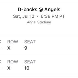 Angels Vs Diamondbacks 