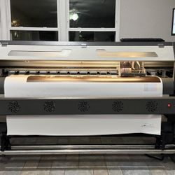 🖨️ Professional Eco-Solvent Printer 63” (1.60 m) + PC + Software – Ready to Work