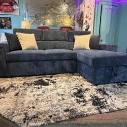 🛋️ Sleeper Sectional with Storage, USB Chargers & Adjustable Headrests – ONLY $759!
