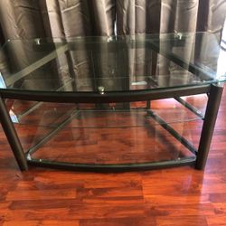 Glass TV Stand