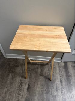 Wood Folding Table TV Tray