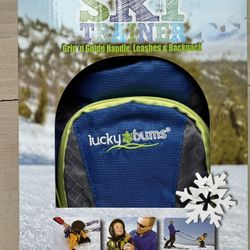 Lucky Bums Ski/Snowboard Trainer Grip-n-Guide Handle, Leashes & Backpack
