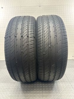 Set of 2 used tires kooler 235/55/18 #1214