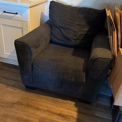Accent Chair With Ottoman