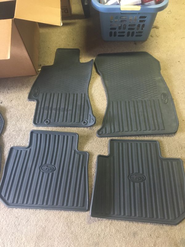 Floor mats for Subaru Crosstrek 2019 model for Sale in Lakewood, WA OfferUp