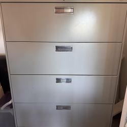 4-Drawer Metal Filing Cabinet – Office Storage
