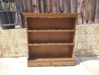 HANGING DISPLAY SHELVES WITH TWO DRAWERS