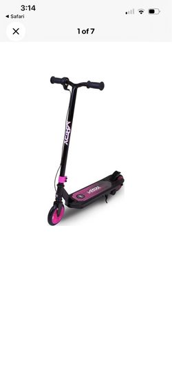 M8TRX pink 12V Electric Scooter for kids Ages 6-12 Powered E-Scooter