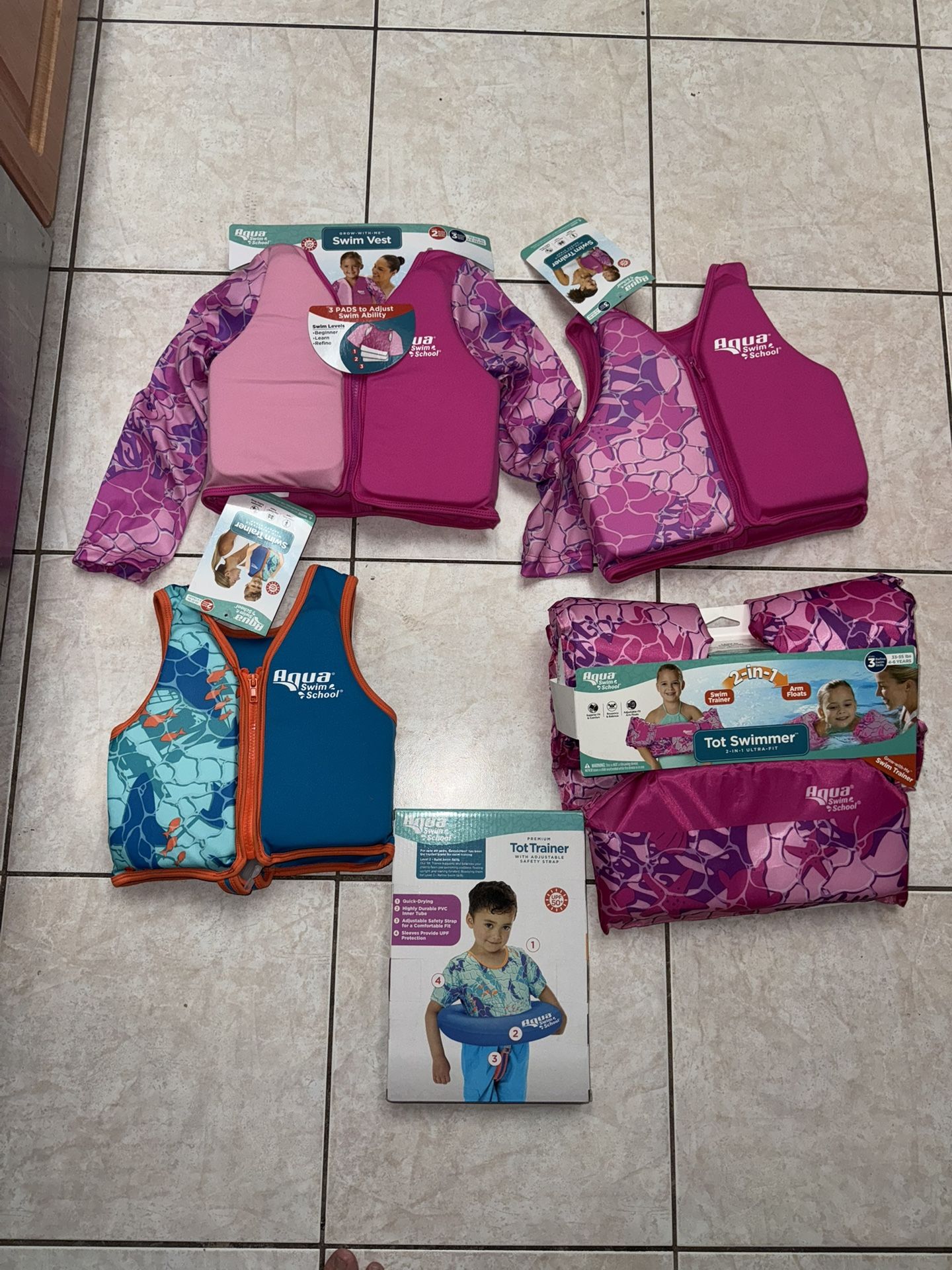 Brand NEW Toddler Swim Vest LOT $50Firm