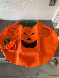 Adult Halloween Pumpkin Costume with Hat
