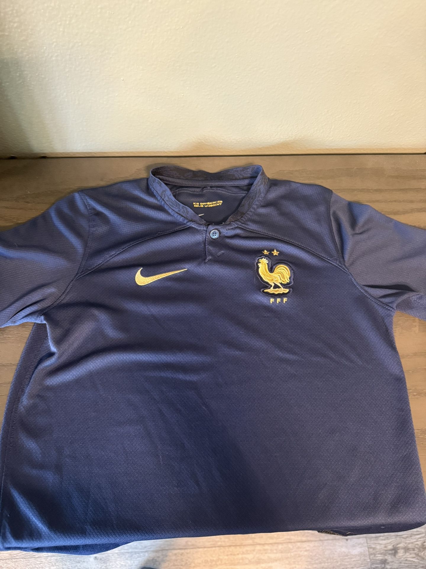 Nike France Jersey 2022 Season Kids Size Large