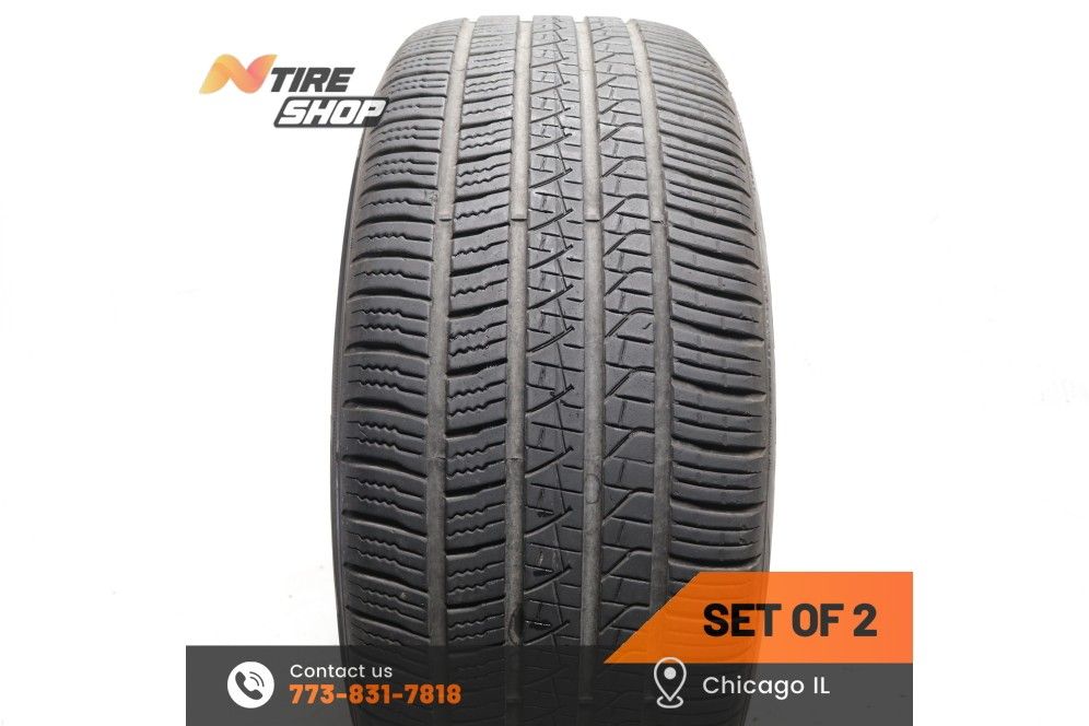 Set of 2 Used 7.5/32 275/45R21 107H Pirelli Scorpion Zero All Season MO