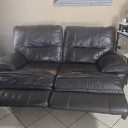 $150 OBO- 2 Reclining leather couches