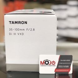 Tamron 35-100 F/2.8 Sony E Mount 