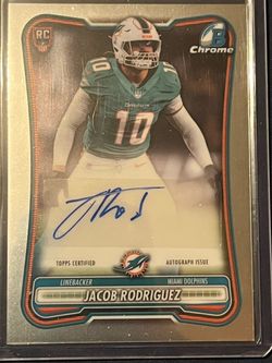 2026 bowman Jacob Rodriguez auto