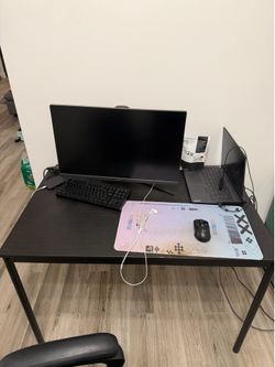 IKEA black table