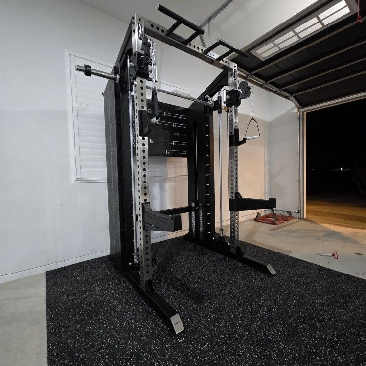 🔥NEW Vesta Pioneer 3in1 | Functional trainer | Squat Rack | Smith Machine | 200lbs weight stack | Gym Equipment | Commercial Grade | FREE DELIVERY 🚛