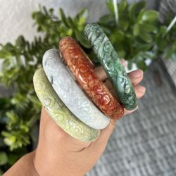 Real jade carving bracelet