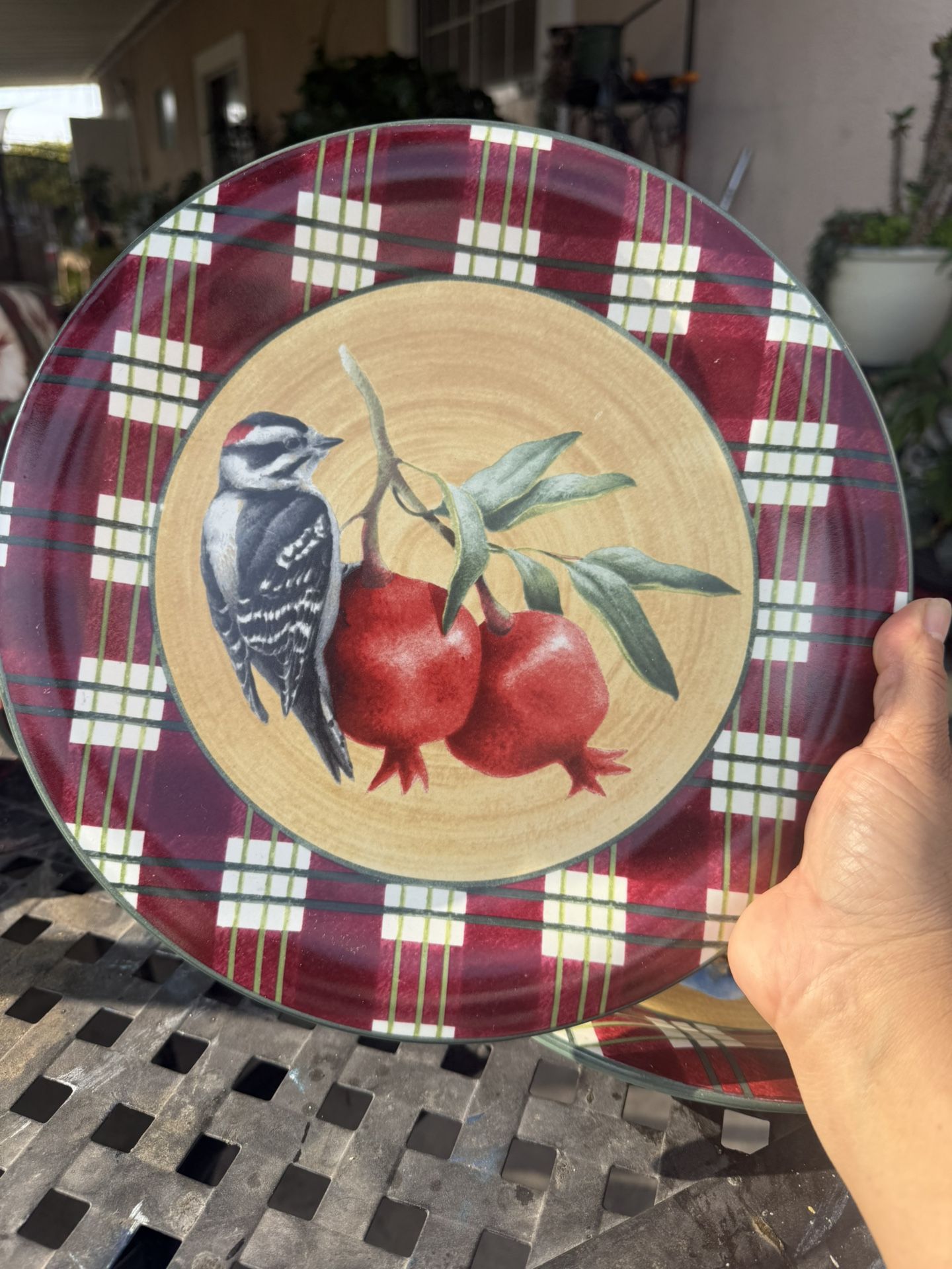 Lenox Winter Greetings Everyday Set Of 3 Dinners Plates 3 Salad And 3 Coffee Cups