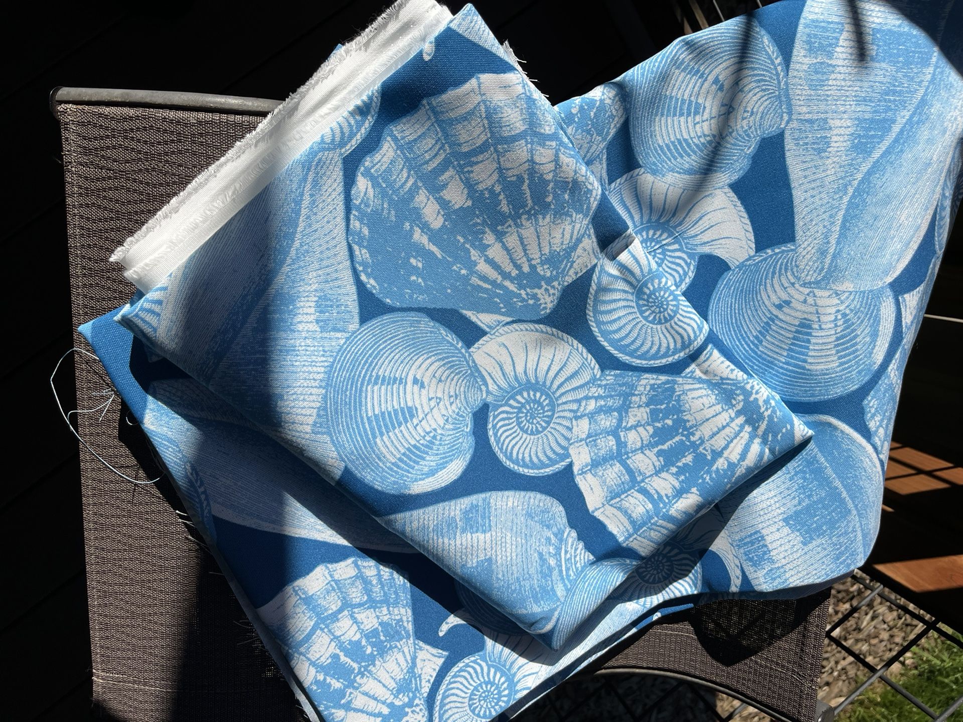 New Blue Sea She’ll Outdoor Fabric
