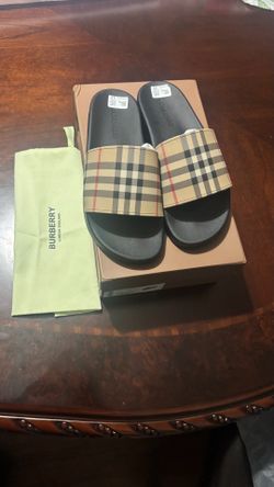 Burberry slides