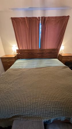 Nice Wooden King Bedframe