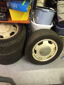 4 audio tire and rims 15 inches