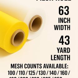 Screen Printing Mesh – Local Pickup (Full Rolls)