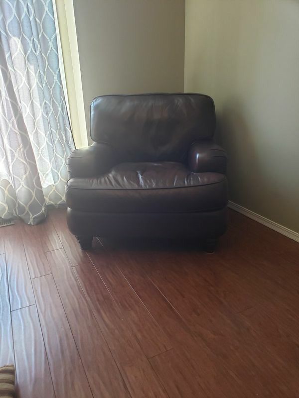 Genuine Leather Armchair (Make An Offer, Needs To Go ASAP)