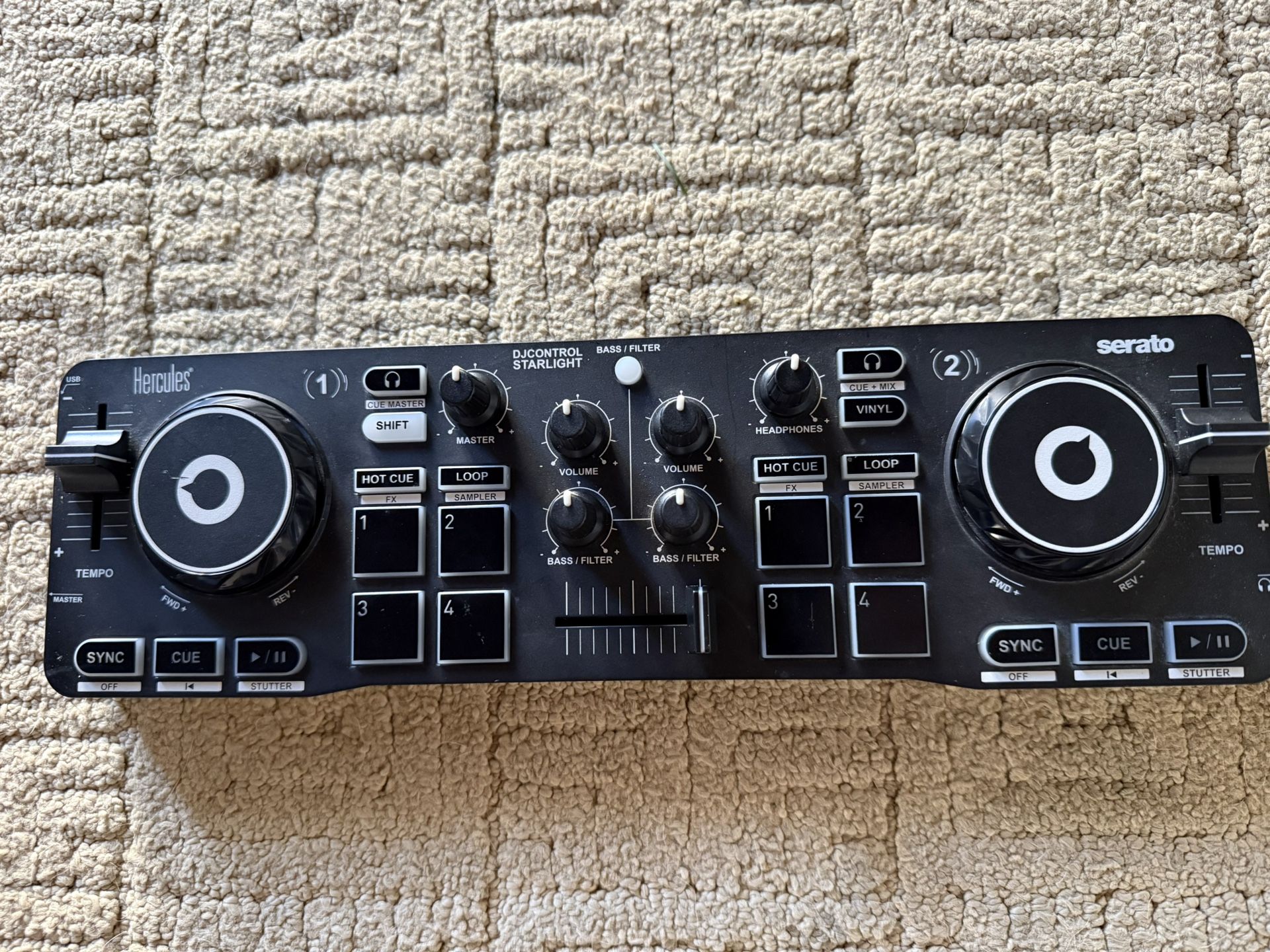 Hercules DJ DJControl Starlight Controller for Serato DJ