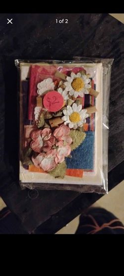 Handmade Floral Paper Craft Greeting Card