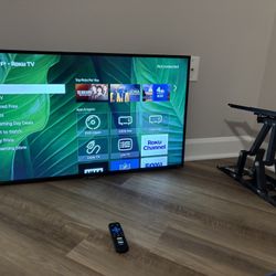 42 ‘ Sharp Roku Tv With Mount 