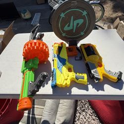 Nerf Guns And Nerf Target