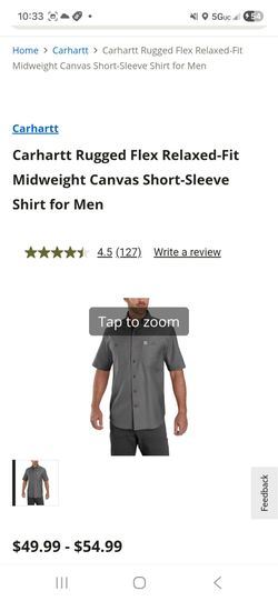 Men's Button Carhartt Cotton Shirt - NWT
