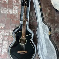 Ibanez Acoustic Bass Guitar With Built In Tuner EQ