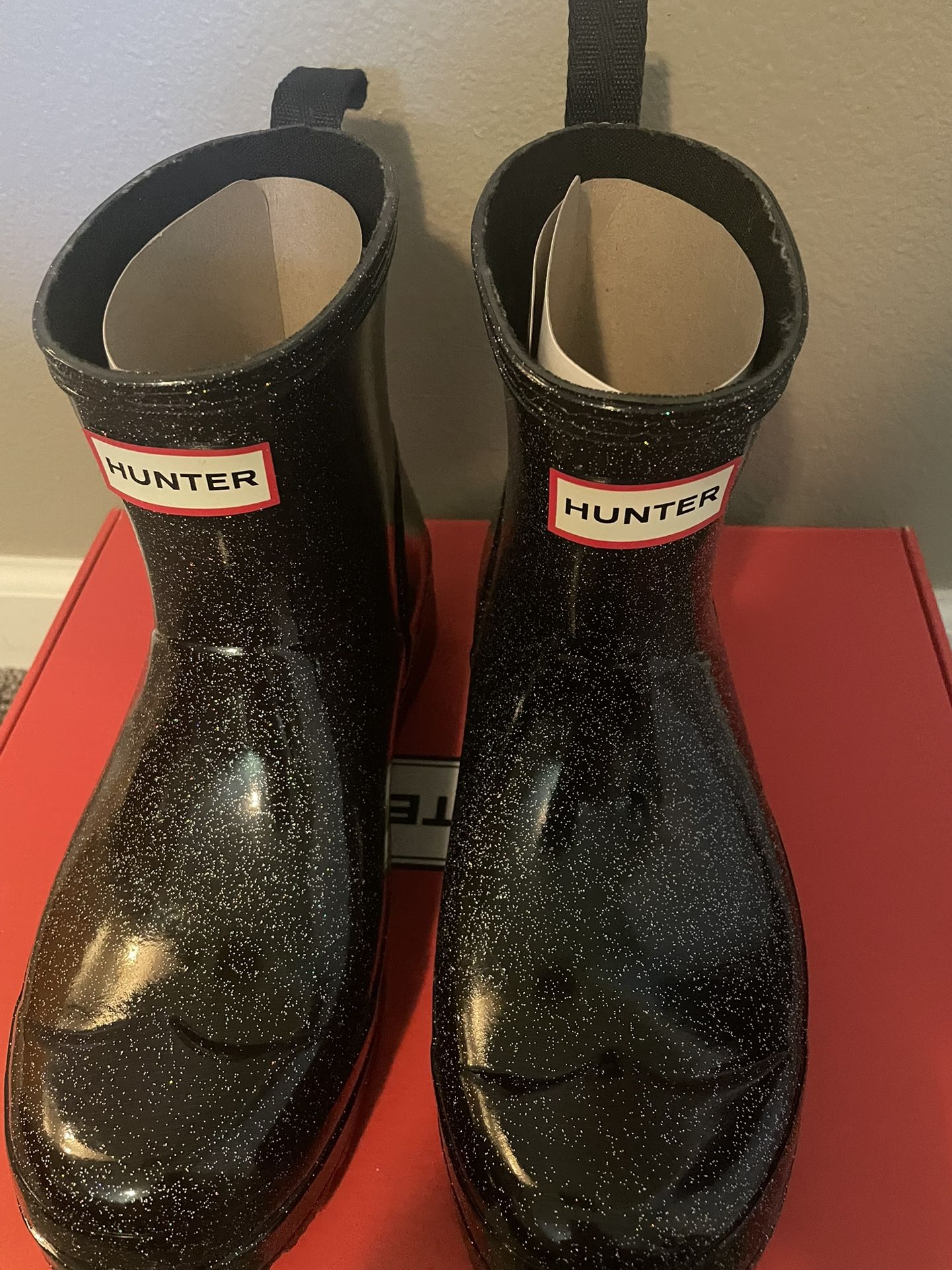 Women’s Sparkly Hunter Rain boots