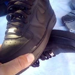 All Black Air Force Nike 