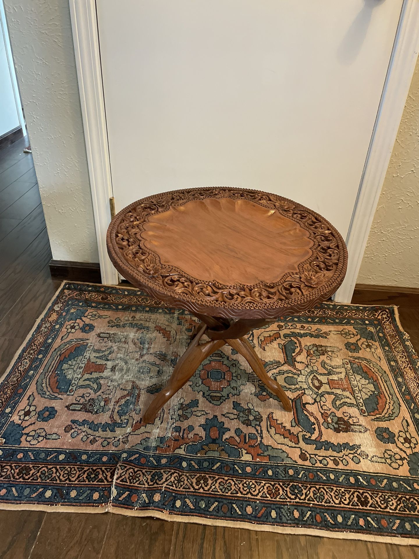 Rare Hand Carved Table