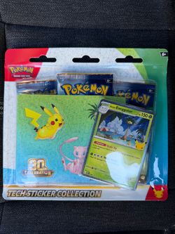 Pokémon 30th tech sticker collection