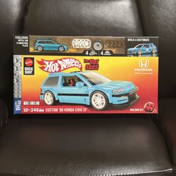 Hot Wheels Brick Shop Custom '90 Honda Civic EF The Hot Ones Mattel Speed Series 