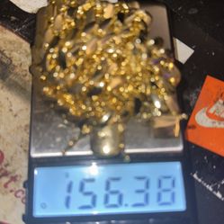 Gold Cuban Set 14k