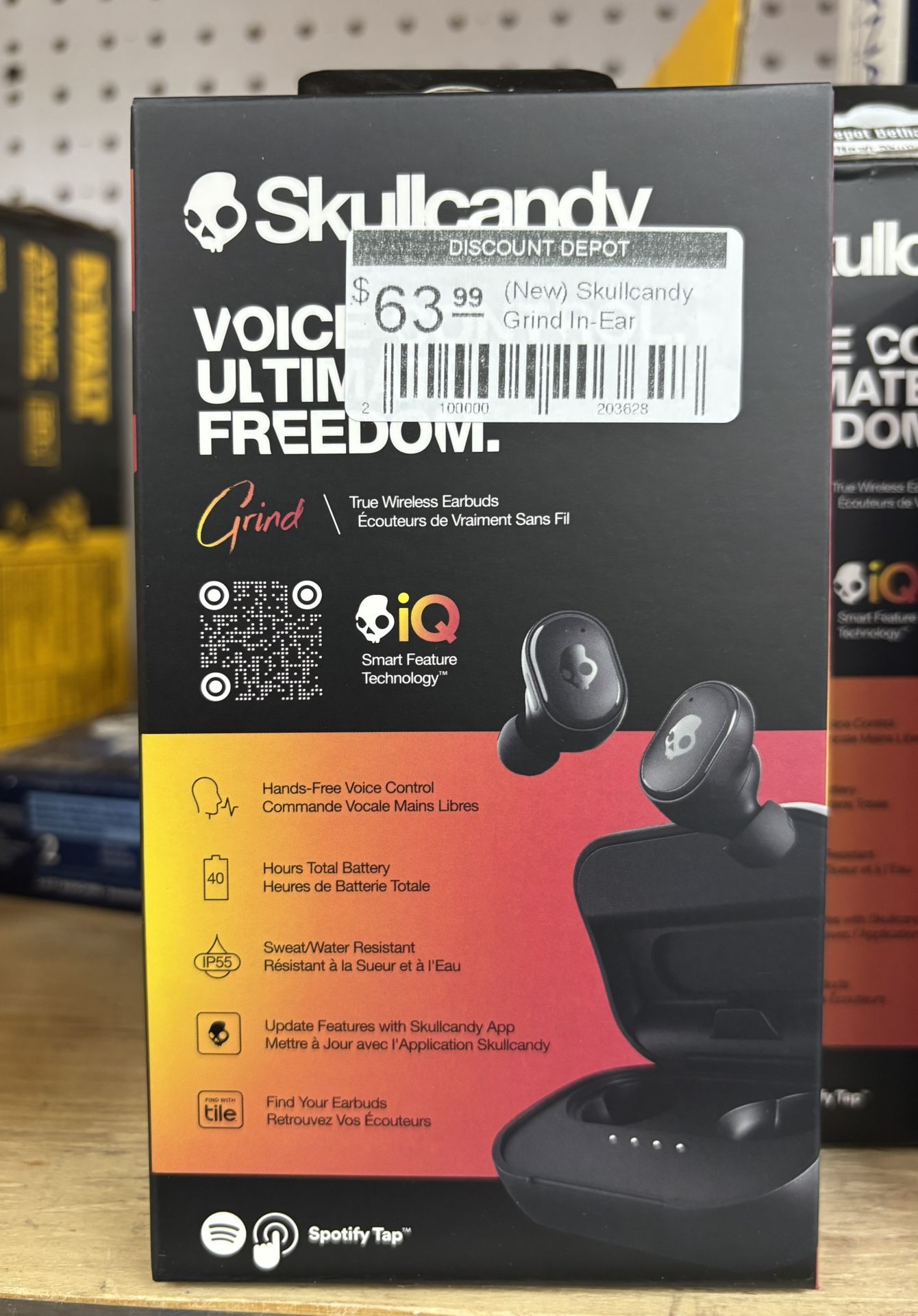 Skullcandy Grind In Ear Wireless Earbuds (new)