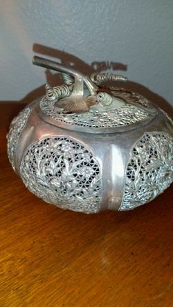 Antique Cambodian Ornate Betel Box