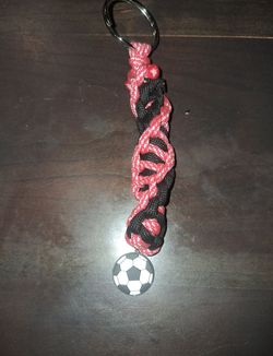 Paracord Soccer Ball Keychain